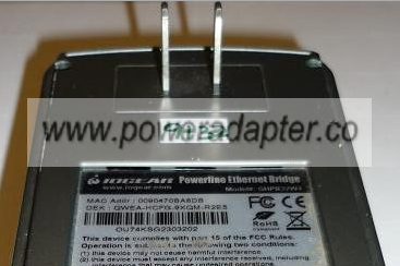 IOGEAR GHPB32W4 POWERLINE ETHERNET BRIDGE USED 1PORT HOMEPLUG IOGEAR GHPB32W4 POWERLINE ETHERNET BRIDGE USED 1PORT HOMEPLUG